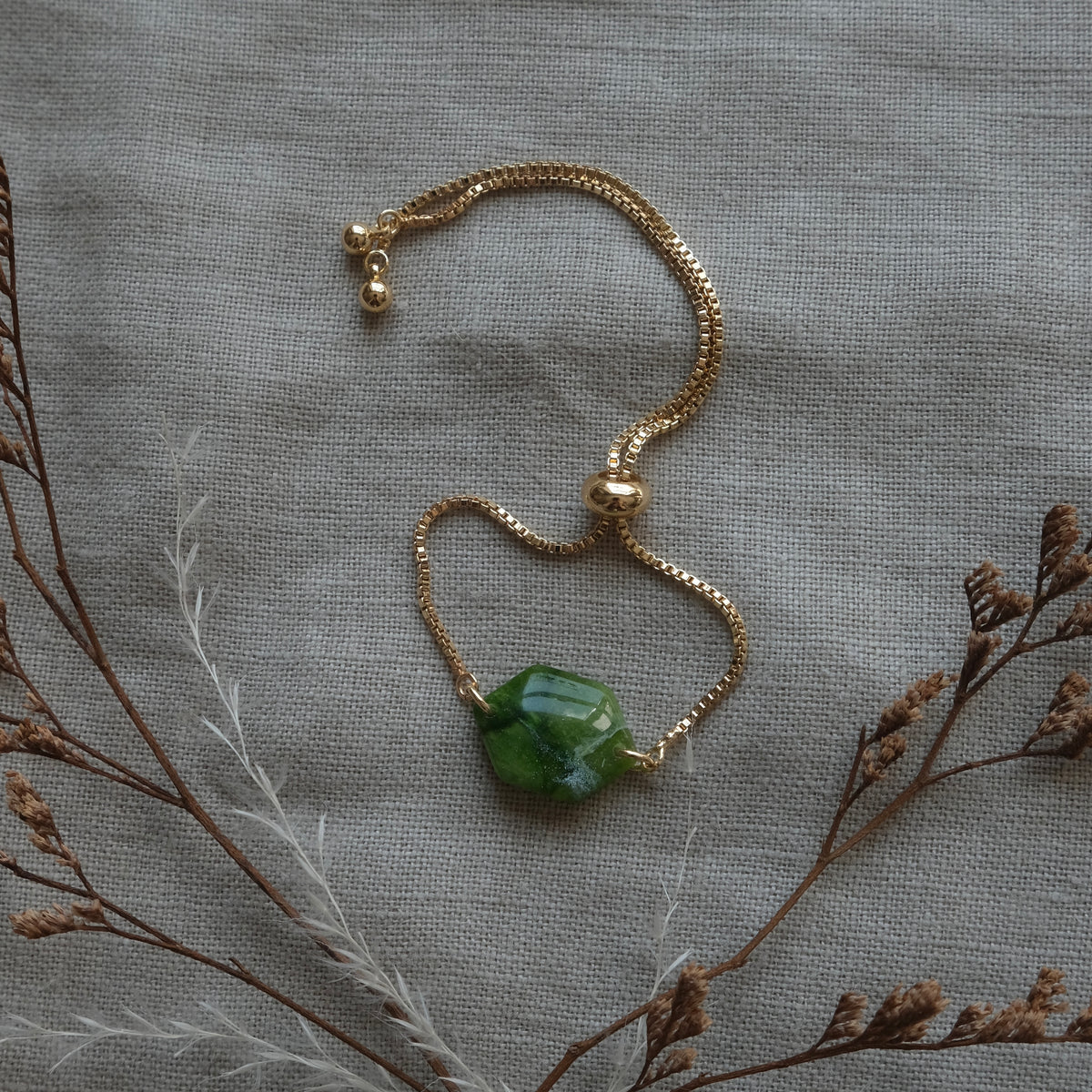 aisling bracelet | peacock blue