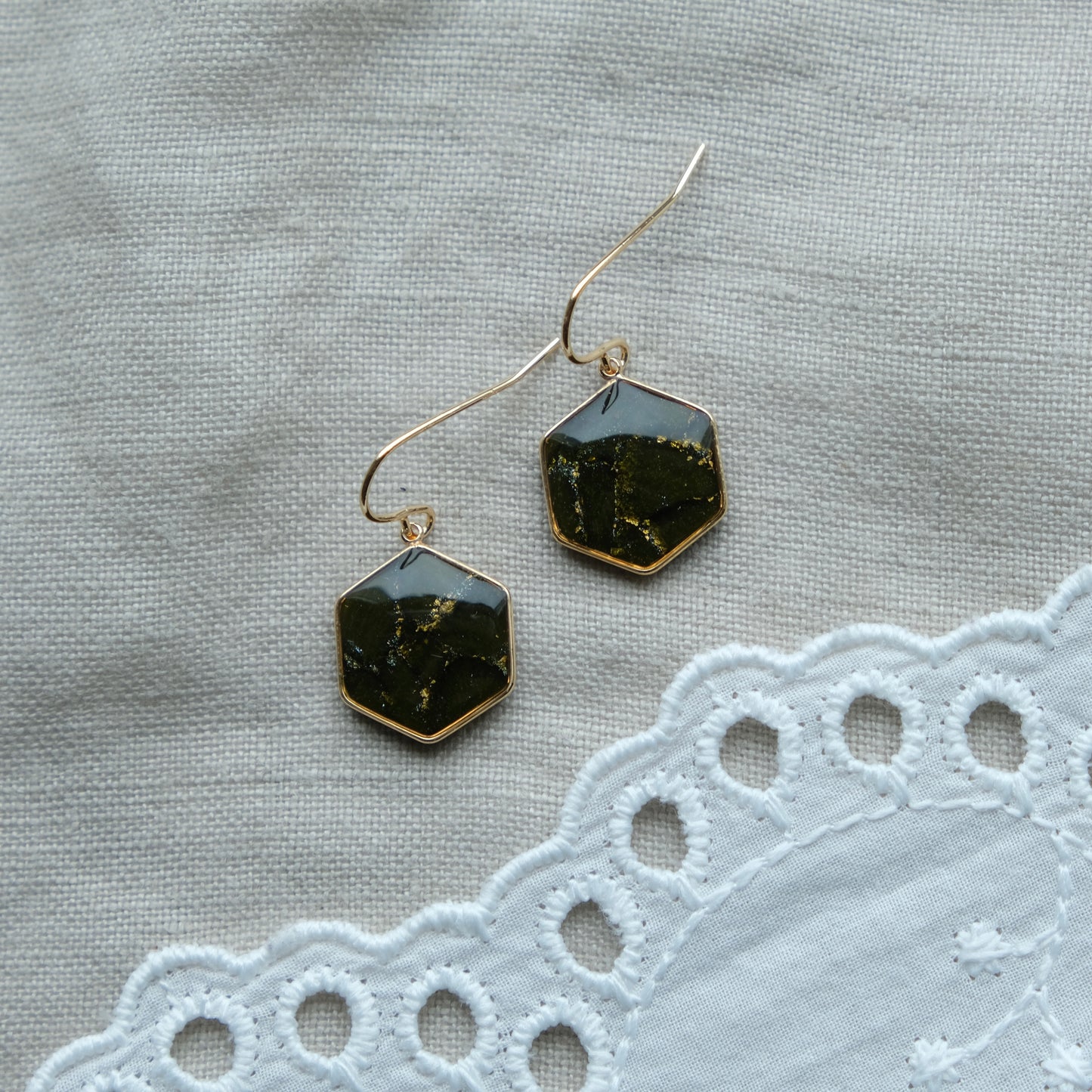 mini míde | green & gold