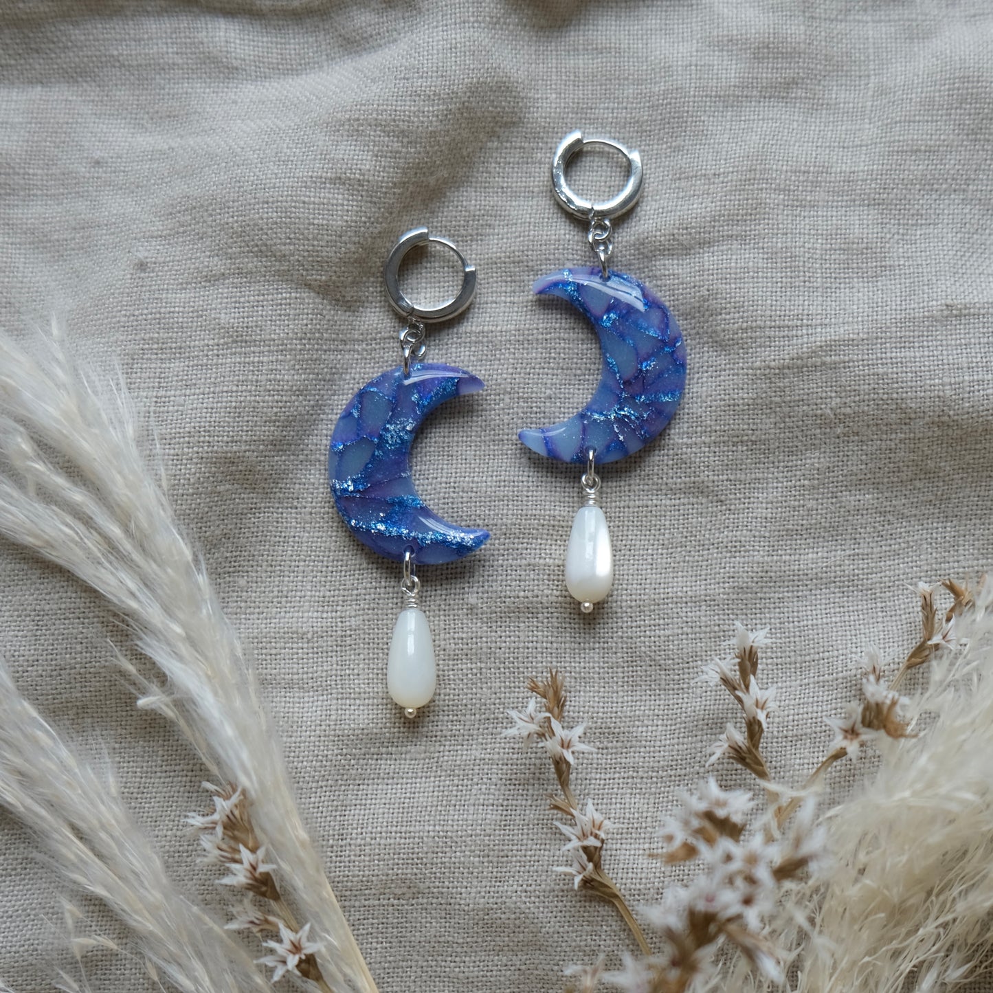 luna | lapis blue + silver