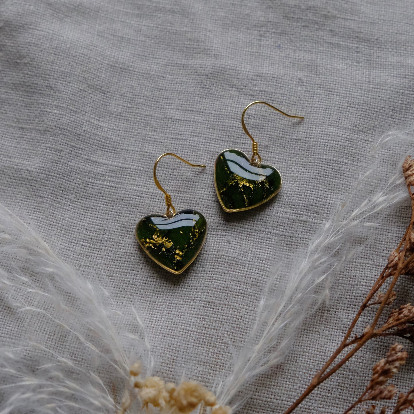 mini croí | green & gold