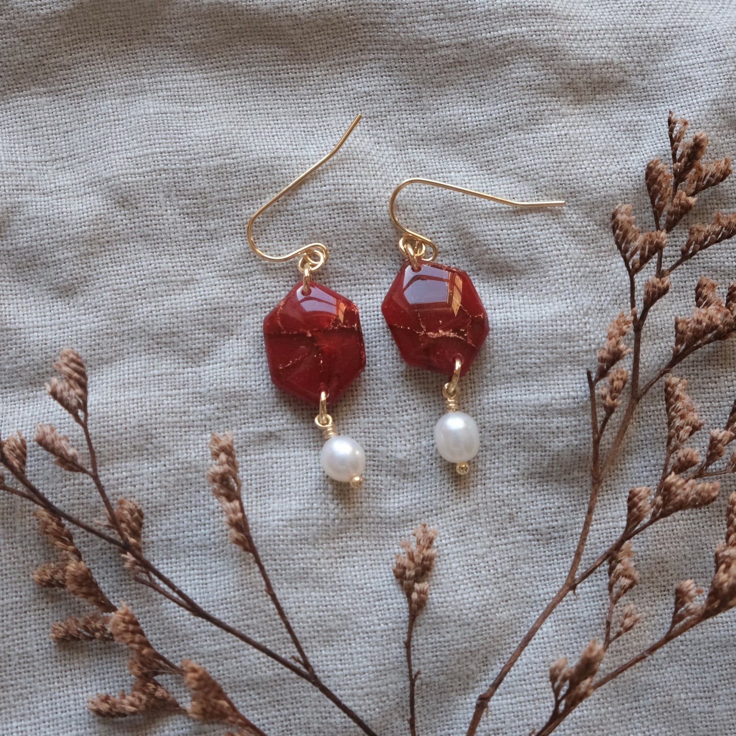 aisling | red & gold