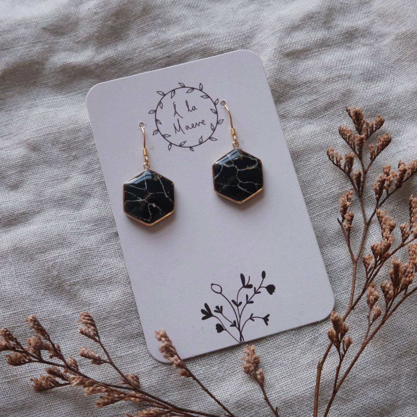 mini míde | black marble