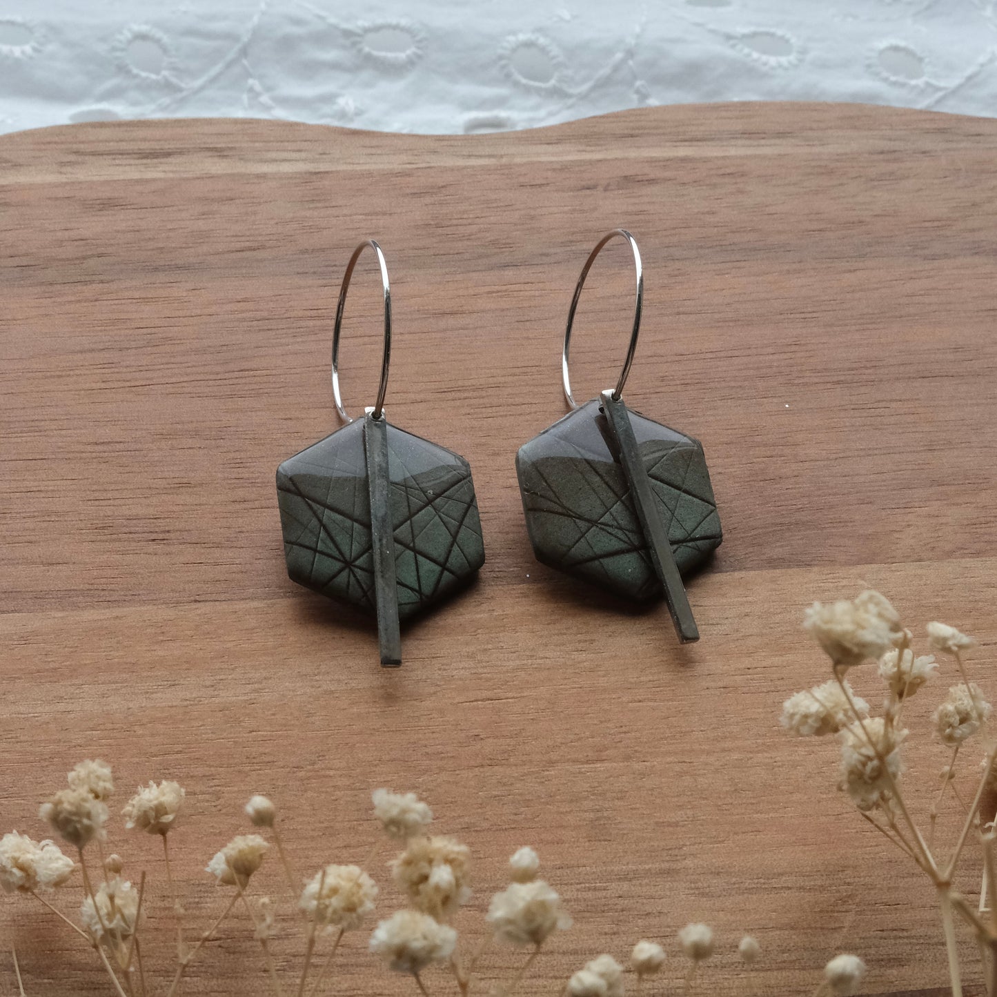 míde hoops | labradorite