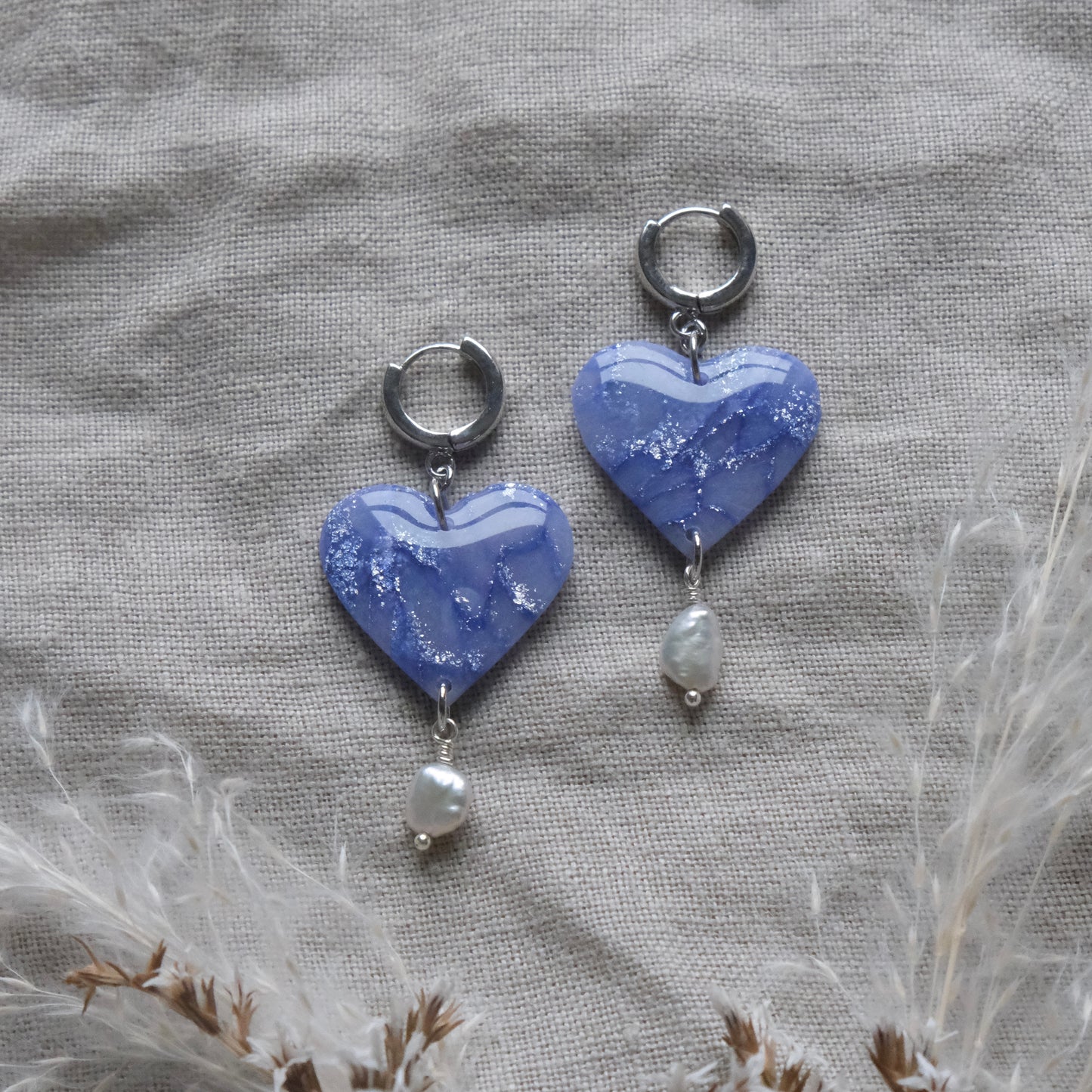 croí | hydrangea blue & silver