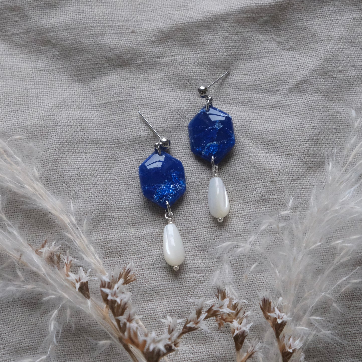 aisling | blue & silver
