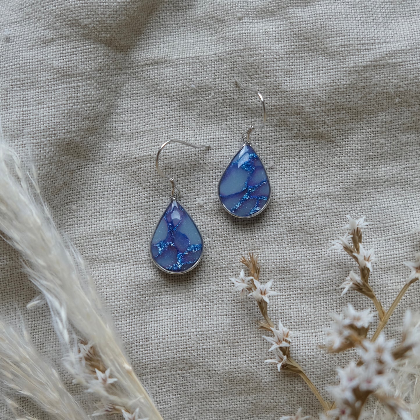 mini cara | lapis blue + silver