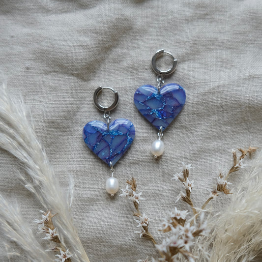 croí | lapis blue & silver
