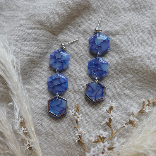macha | lapis blue + silver
