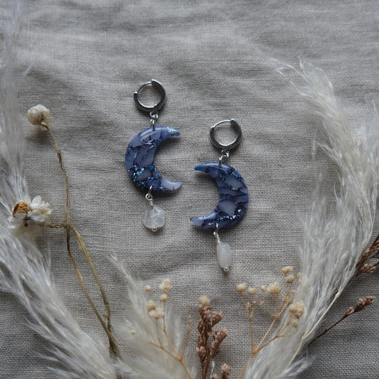 luna | navy + silver