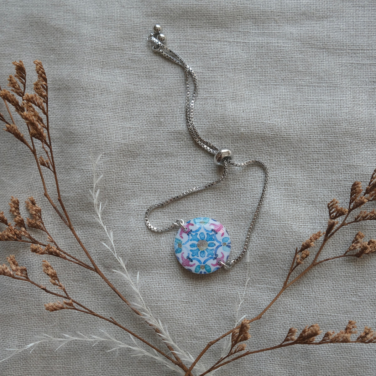 síofra bracelet | mediterranean tile