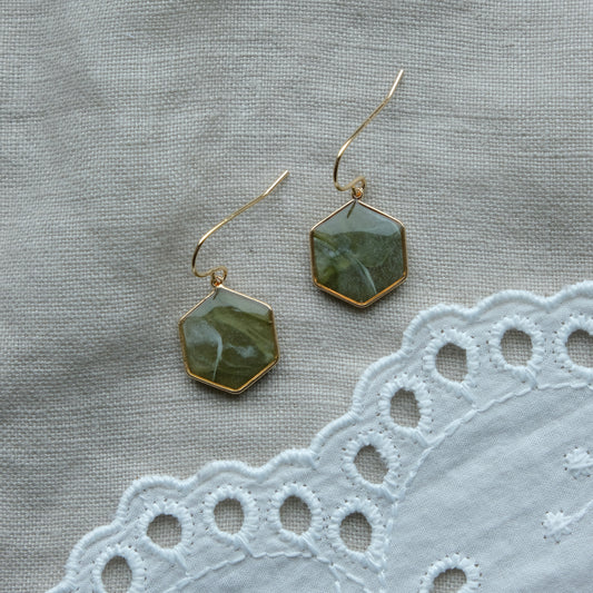 mini míde | olive marble & gold