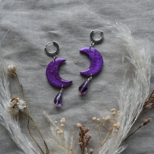 luna | metallic purple