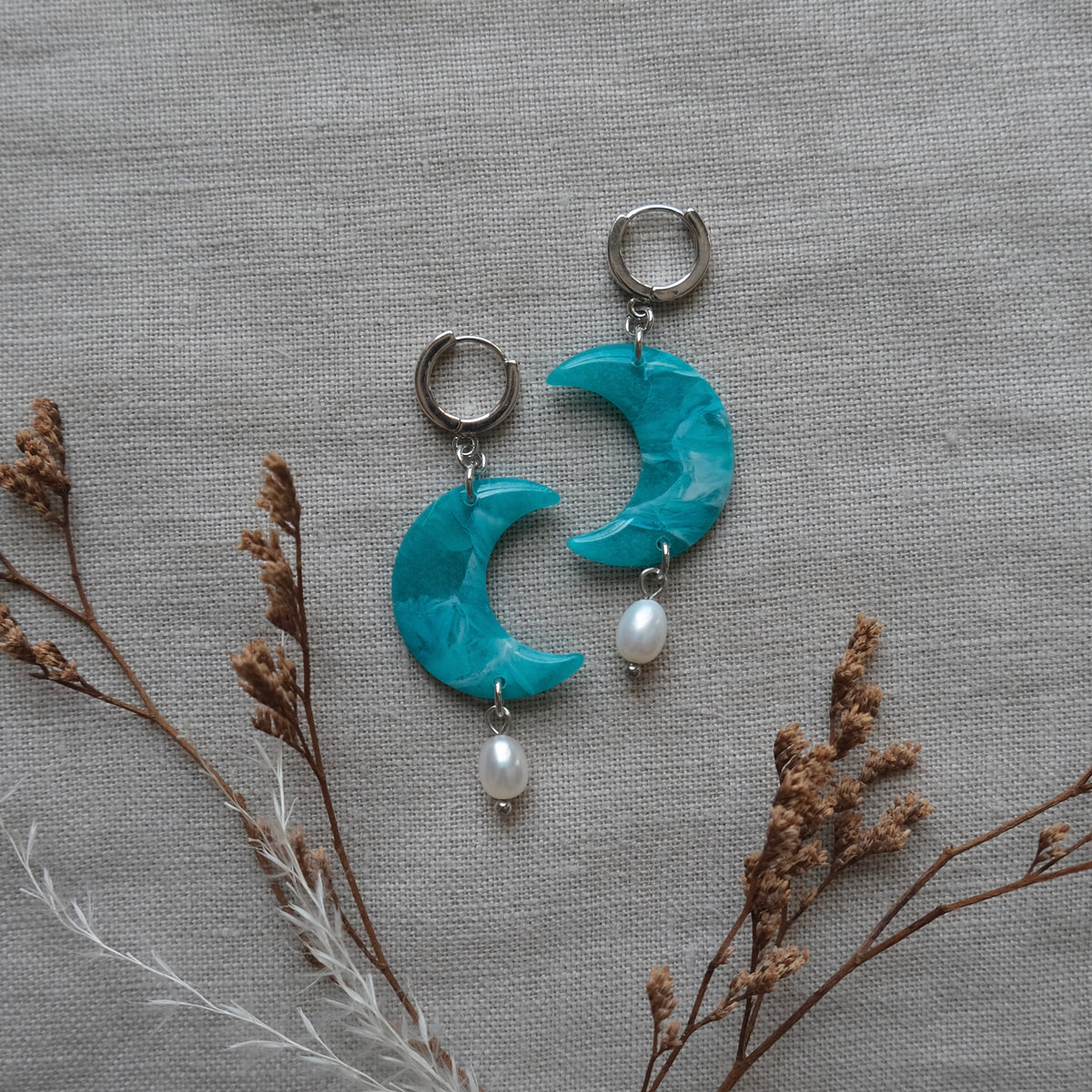 mini luna | cloudy teal