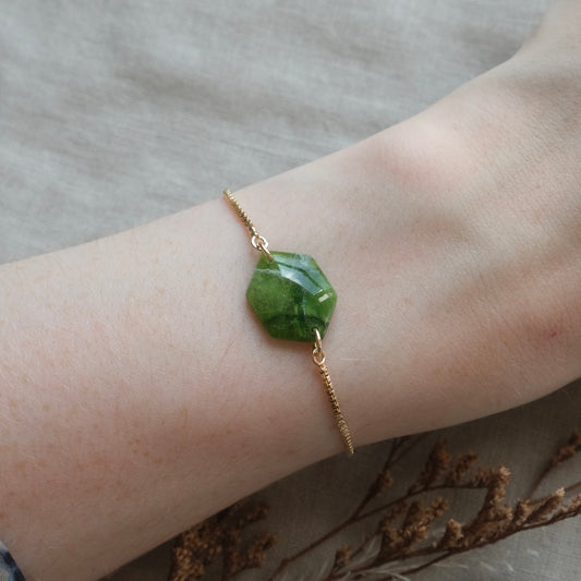 aisling bracelet | peacock blue