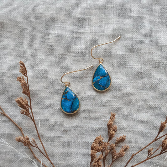 mini cara | peacock blue