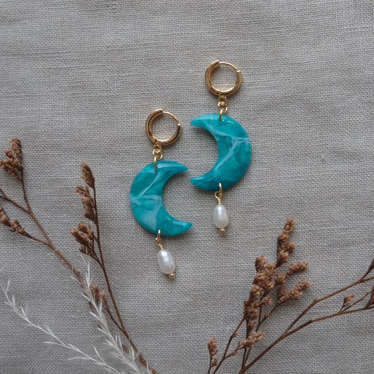 mini luna | cloudy teal