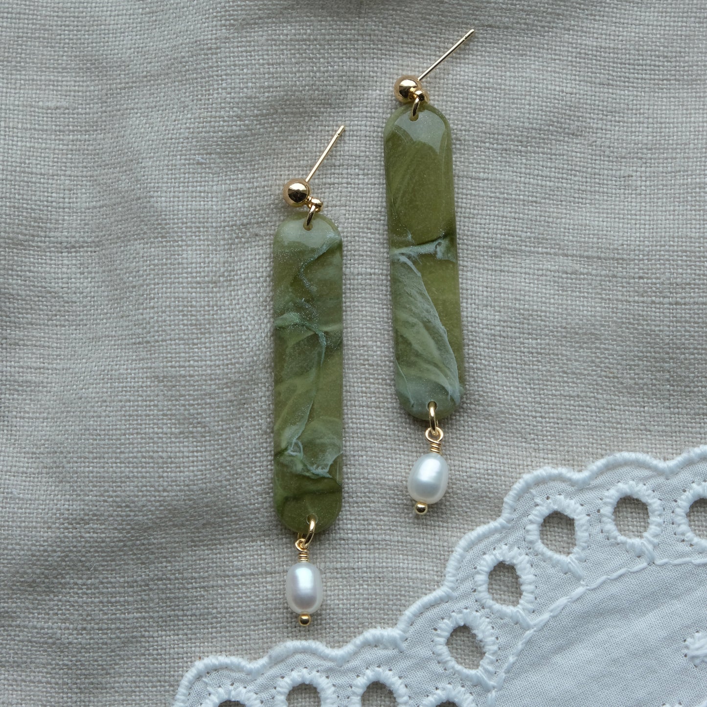 aífe | olive marble & gold