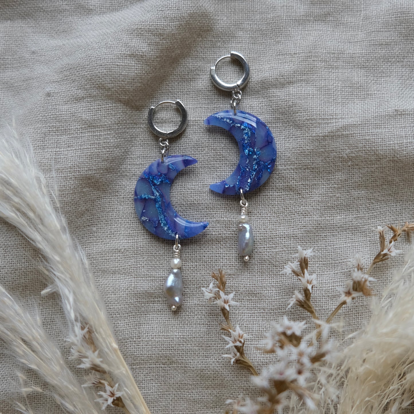 luna | lapis blue + silver