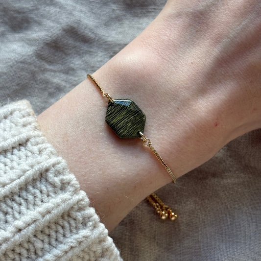 aisling bracelet | brushed olive