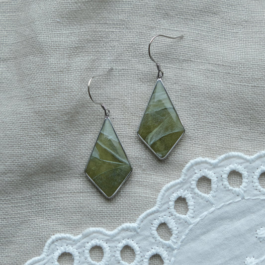 dianaimh | olive marble & silver