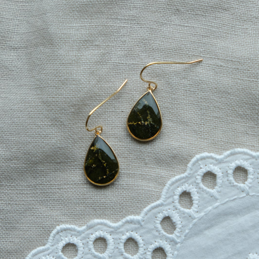 mini cara | green & gold
