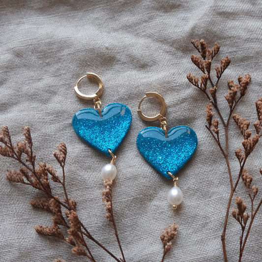 croí | teal glitter