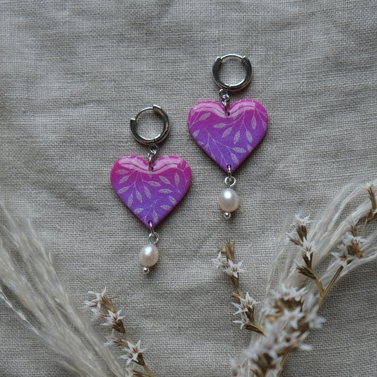 croí | leafy pink and silver