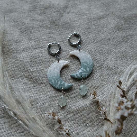 luna | leafy pearly blue