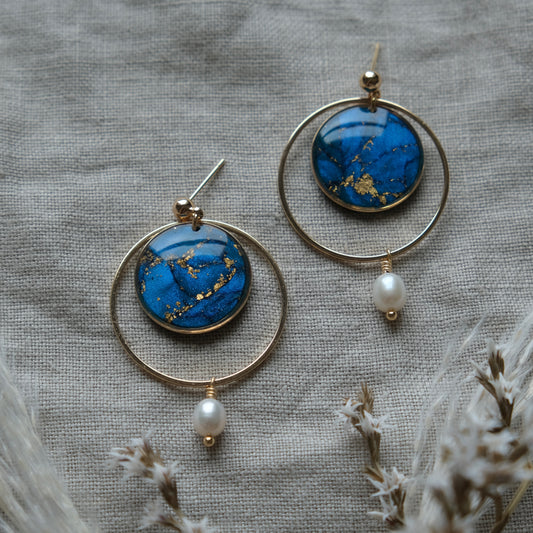 ríona | peacock blue