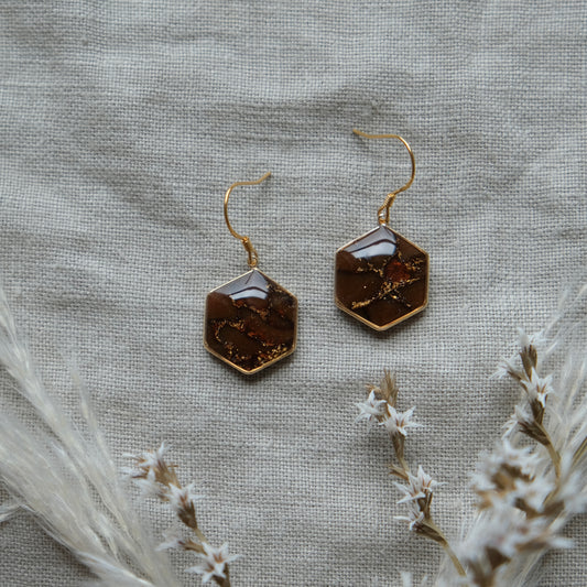 mini míde | brown + gold