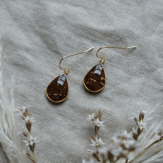 mini cara | brown + gold