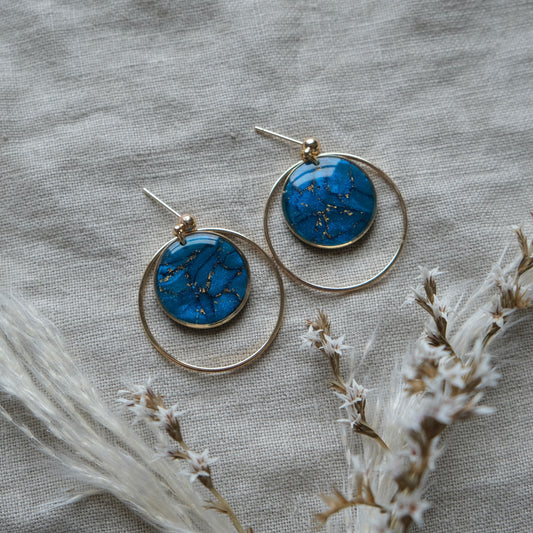 ríona | peacock blue