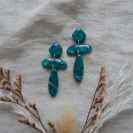 fodla | teal + silver