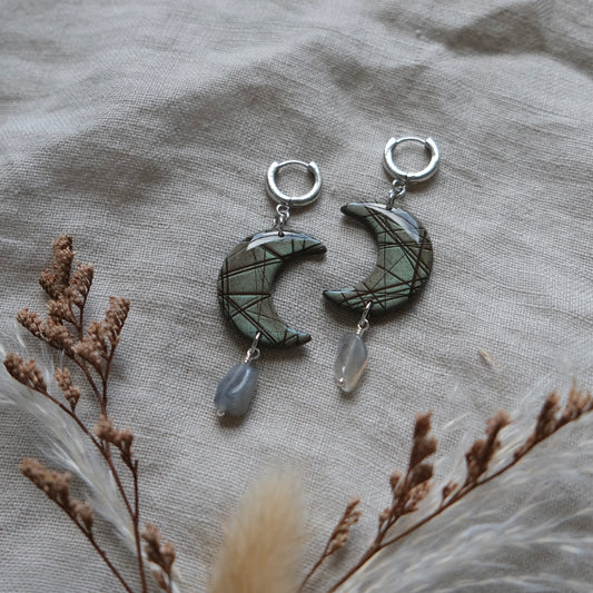 mini luna | labradorite