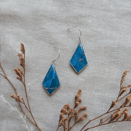 dianaimh | peacock blue + silver