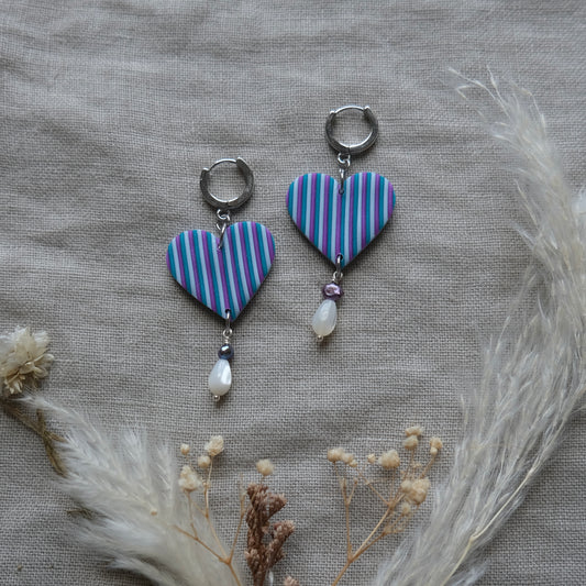 croí | stripey blue