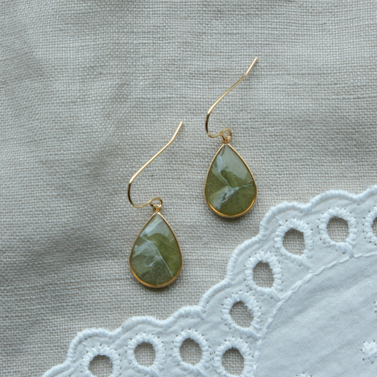 mini cara | olive marble & gold