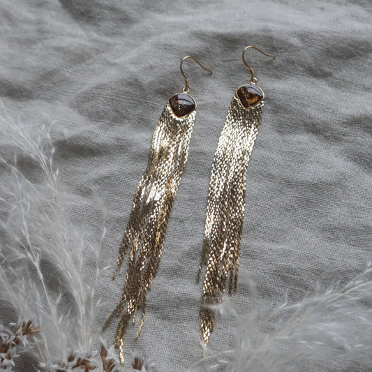 lasair | brown & gold