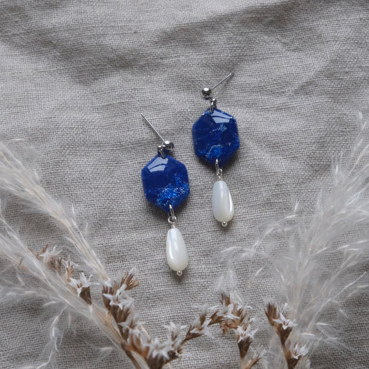 aisling | blue & silver
