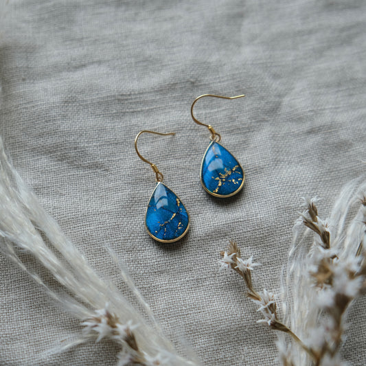 mini cara | peacock blue